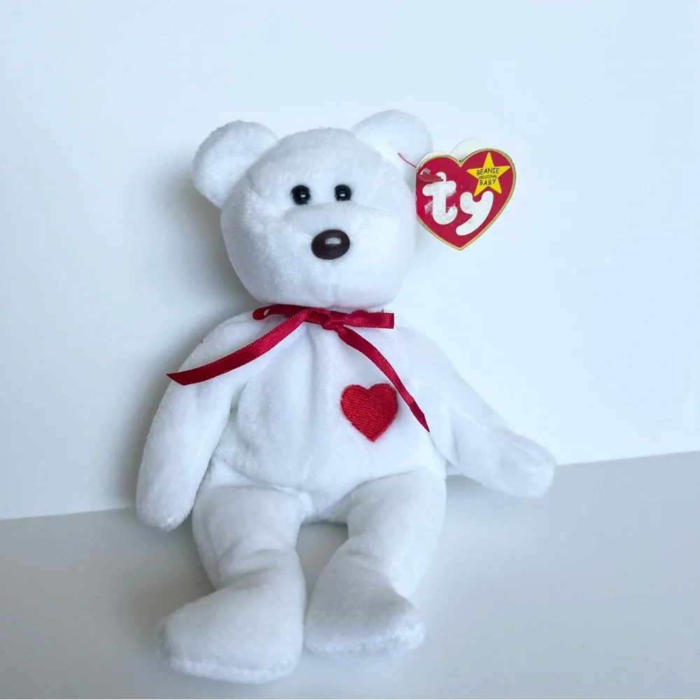 Beanie Babies Valentino the‎ Bear 1993 Ty Plush Bear